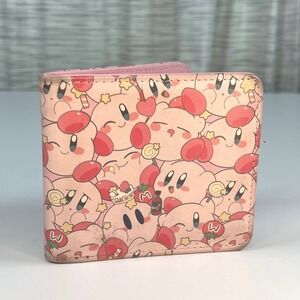 Nintendo Kirby Bifold Wallet Pink Unisex OS Good All Over Print Sweets Anime